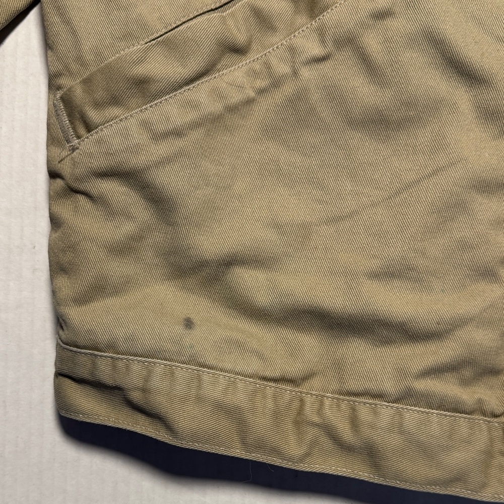 CARHARTT Vintage Detroit Jacket Unlined Made in USA American Script Logo Tan S - Picture 6 of 14